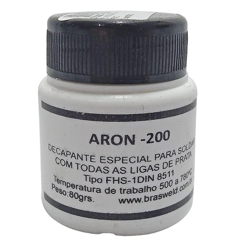 Fluxo Solda Prata 80 Gramas Aron-200