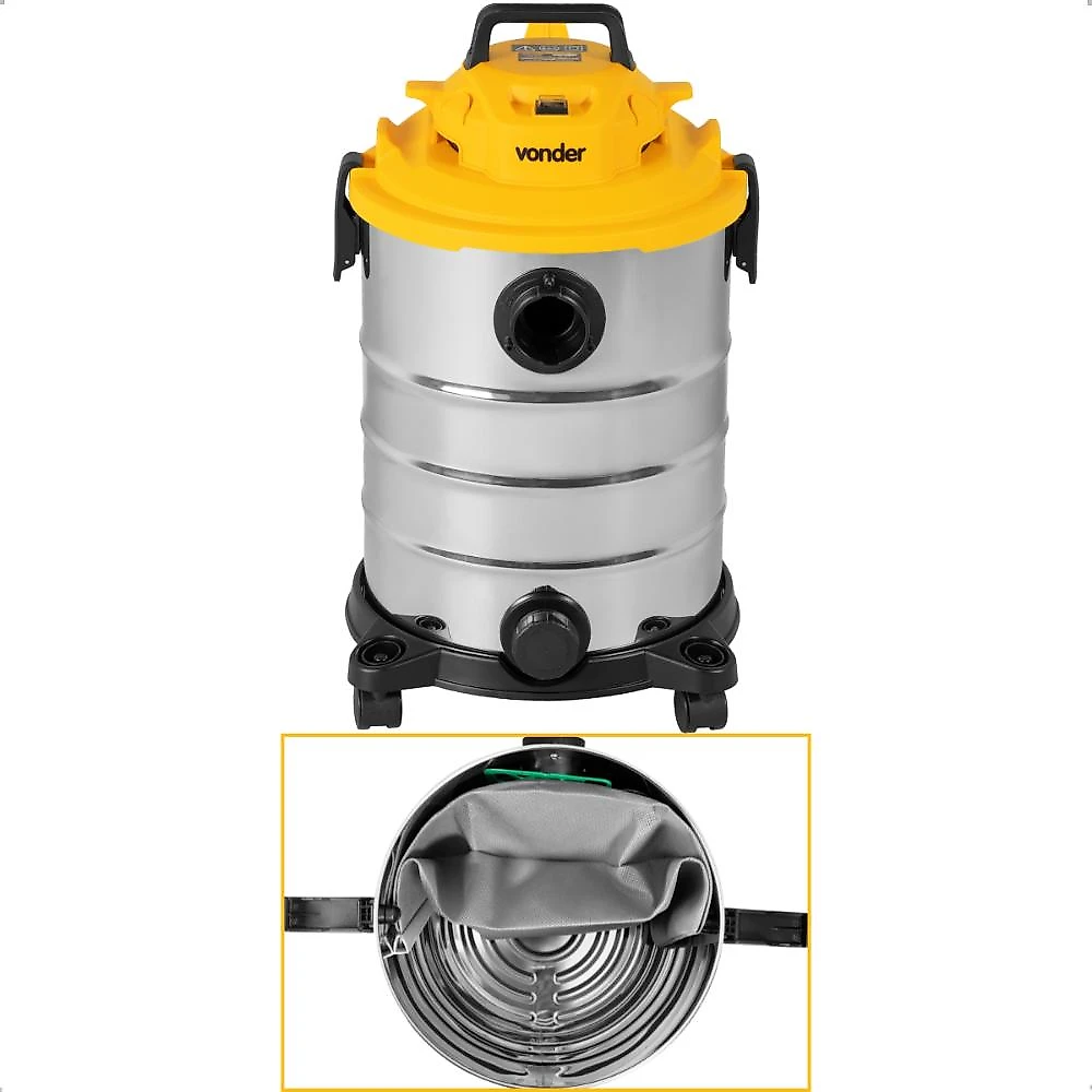 Aspirador de pó e líquido 1200w 220v apv1230 vonder