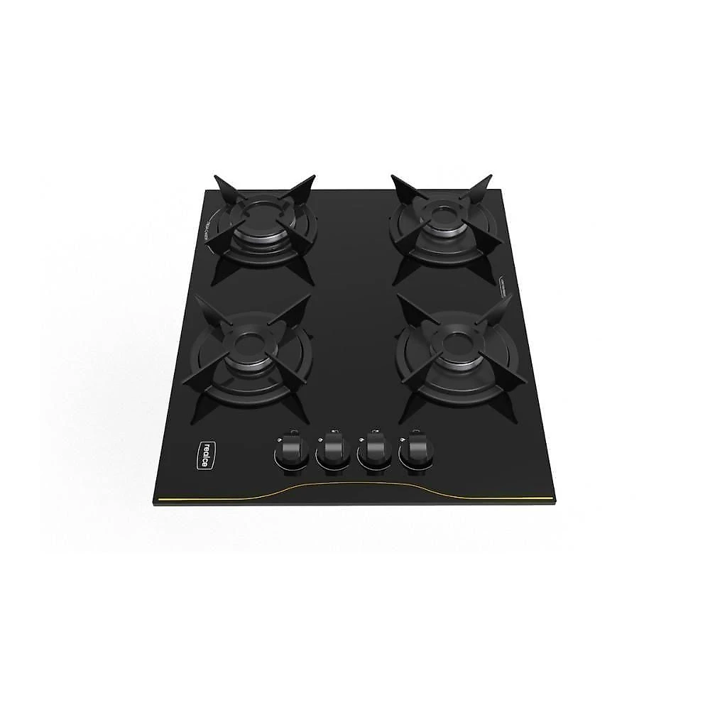 Cooktop 4 Bocas A Gás Realce Bivolt CR224 Preto Bivolt