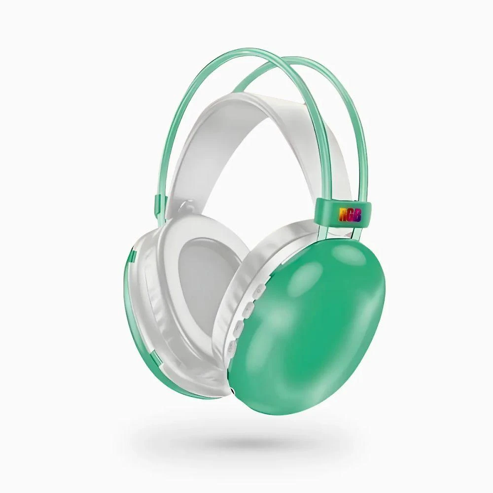 Fone De Ouvido Sem Fio Bluetooth V5.3 Com Led - Verde