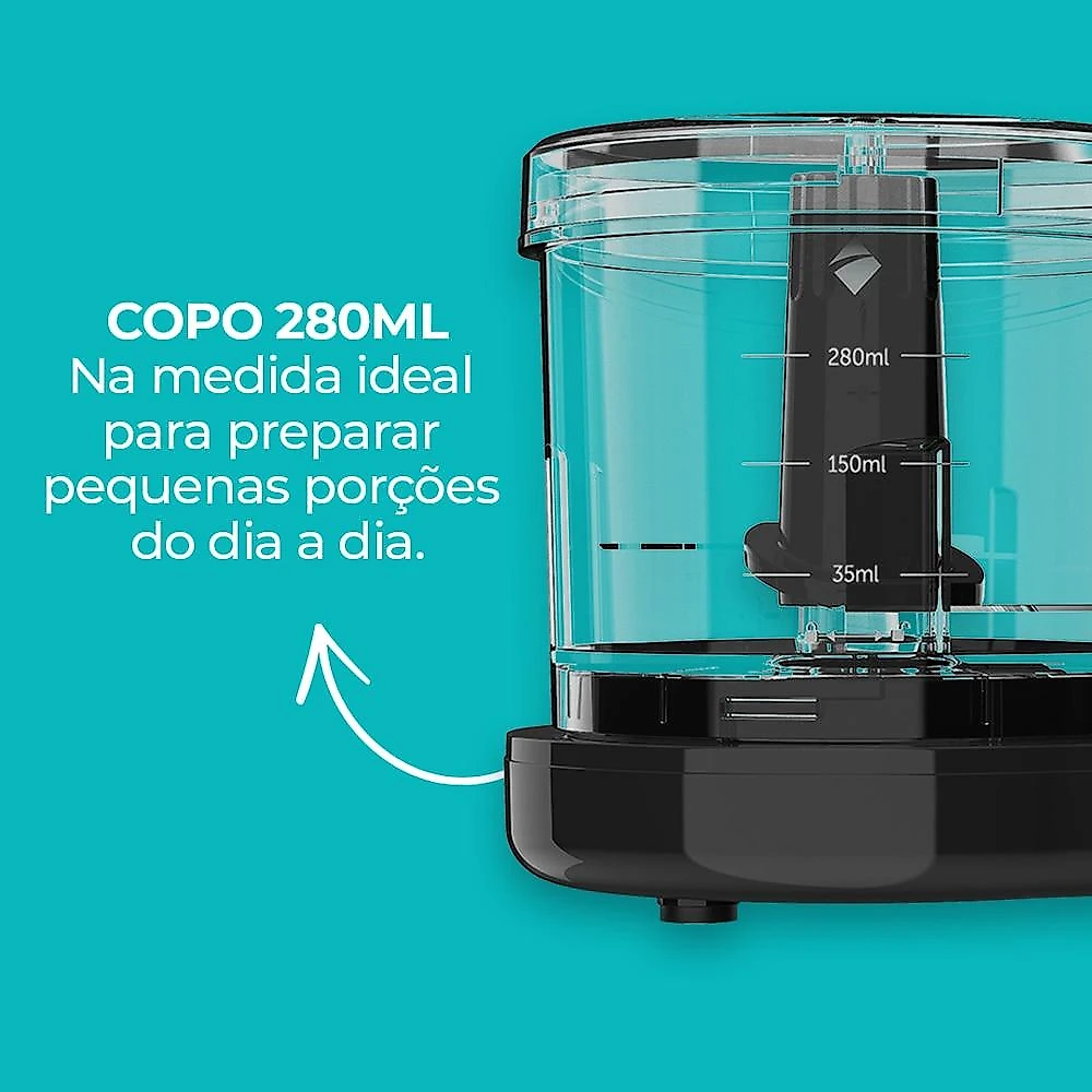 Miniprocessador Cadence MPR530, Preto - 110 Volts