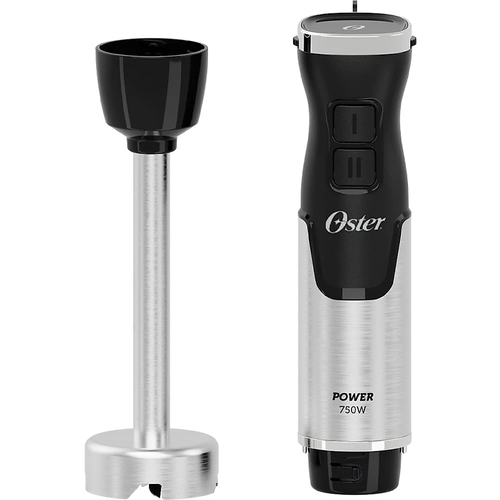 Mixer Power Oster Black Inox 3 em 1 com 02 Velocidades, Função Turbo e Capacidade de 750 ml - OMIX570 110