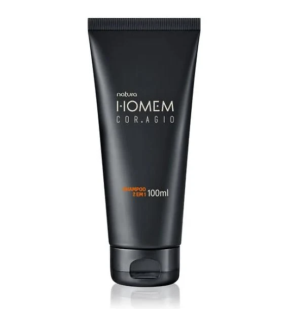 Shampoo e Condicionador 2 em 1 Natura Homem Coragio de 100ml