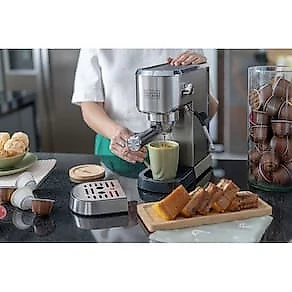 Cafeteira Espresso Black+Decker CEA1200G Gourmand Gris 1200W Multifunções Inox 110V