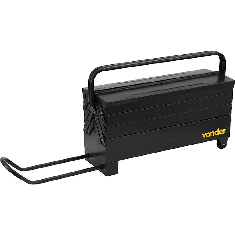 Caixa para Ferramentas Sanf 7 Gavetas Organização Preto Vonder 19CM 600x190x240MM