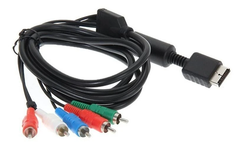 Miniatura Cabo De Vídeo Componente Para Playstation 2 Ps2 Ps3 Hd Rca
