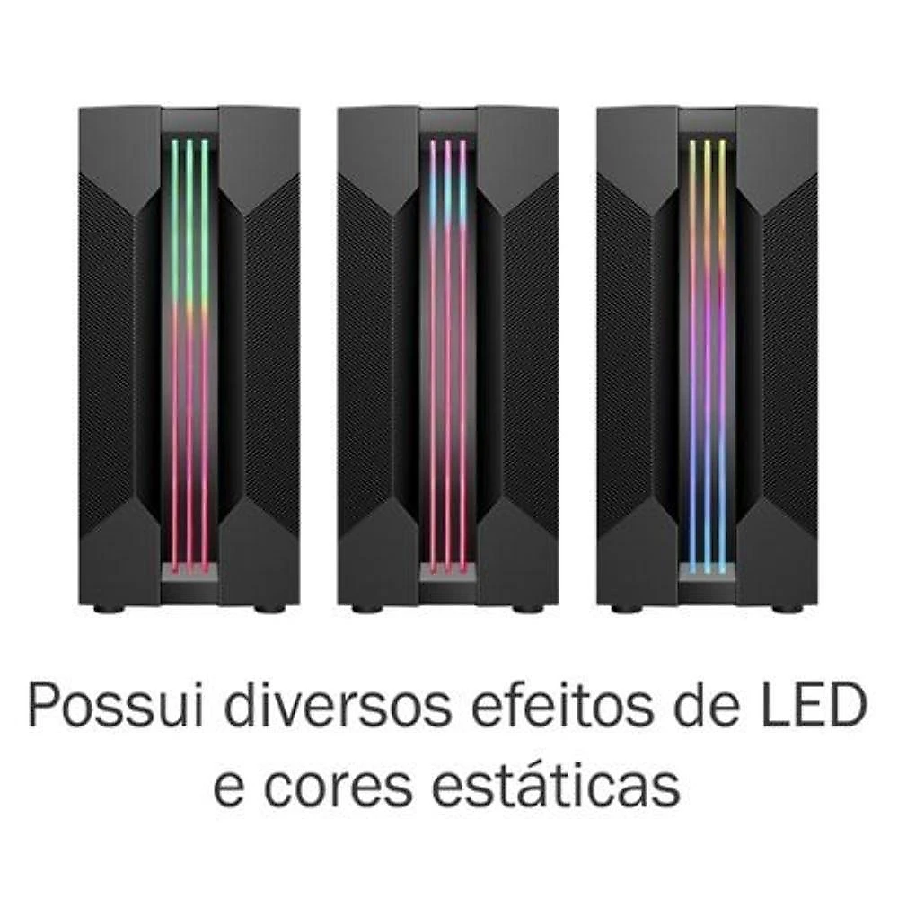 Gabinete Gamer Kmex Cg-01a9 Led Rgb - Bifrost Vi