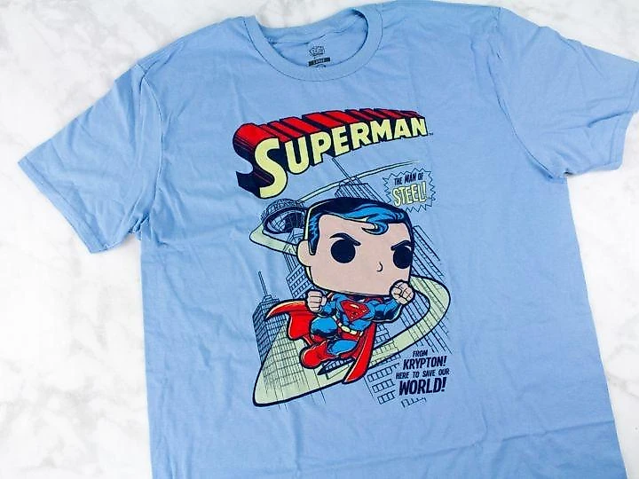 Camiseta Funko Pop Surpresa Star Wars ou Marvel ou DC Comics G