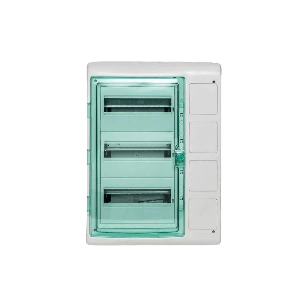 Quadro de Distribuição Quasar 36 Disjuntores 4 Tomadas Bivolt Branco Steck 448MM