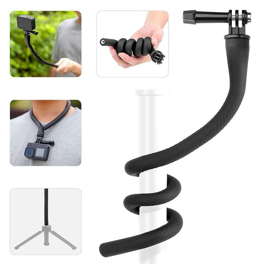 Suporte Flexível Ajustável 360° Para Câmeras Gopro E Similares