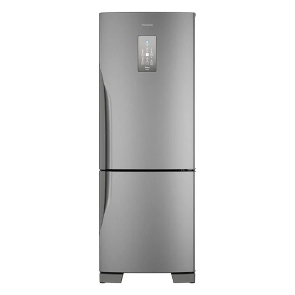Refrigerador Bottom Freezer Inverter Panasonic de 02 Portas Frost Free com 511 Litros Aço Escovado - NR-BB71PV7X