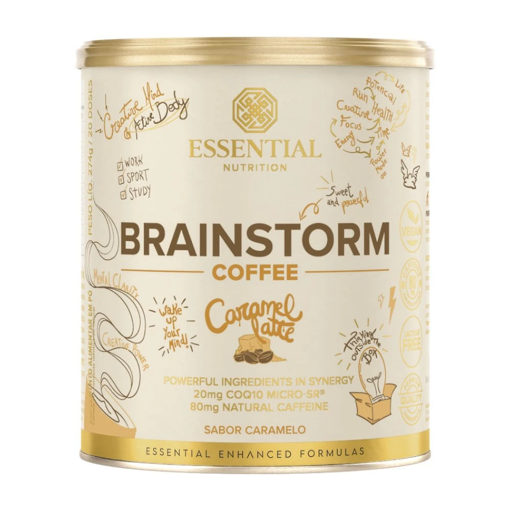 Brainstorm Coffee Caramel Latte Essential Nutrition 274g