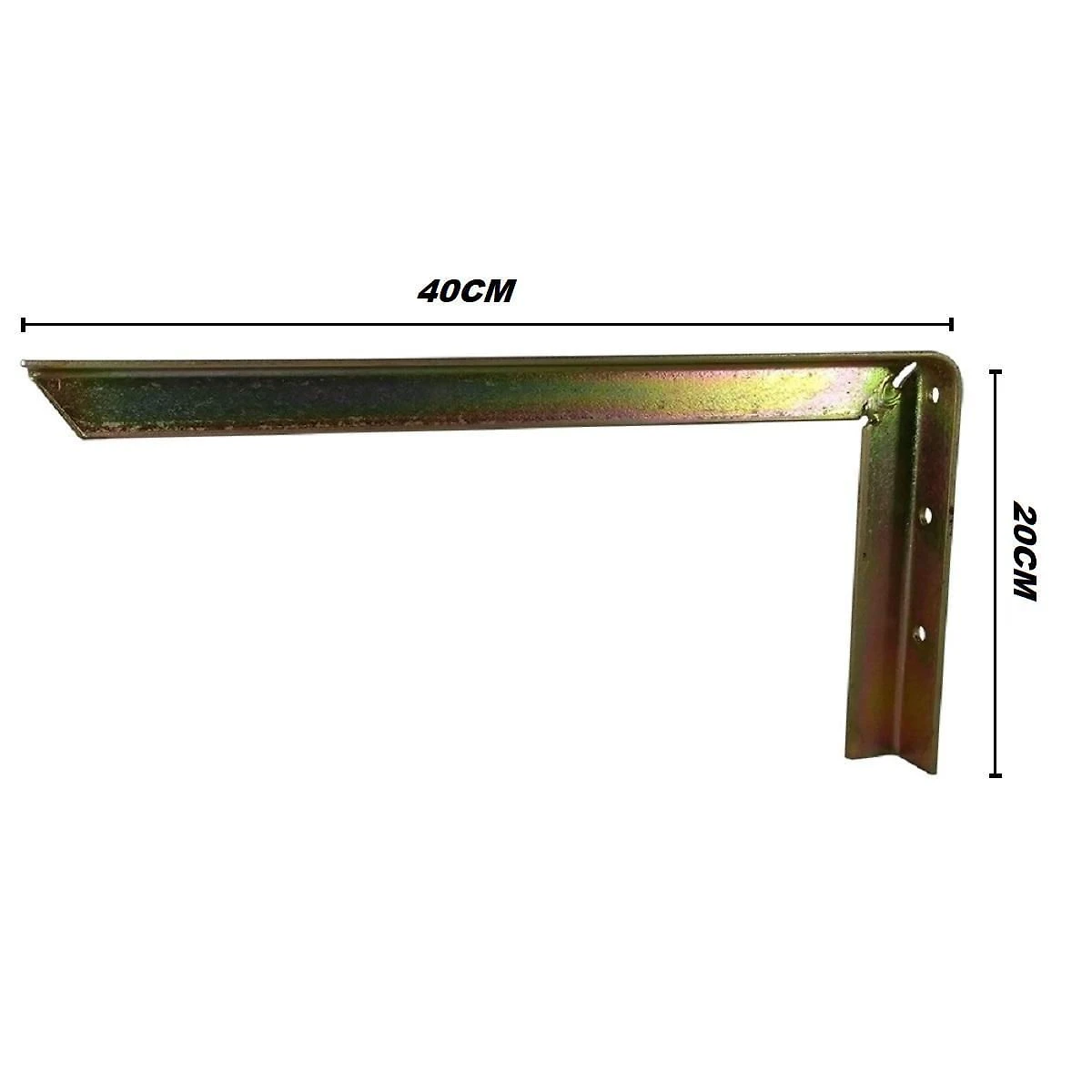 Miniatura Suporte Em Aço Galvanizado 40Cm Pia Ardósia Bancada Novo Nf