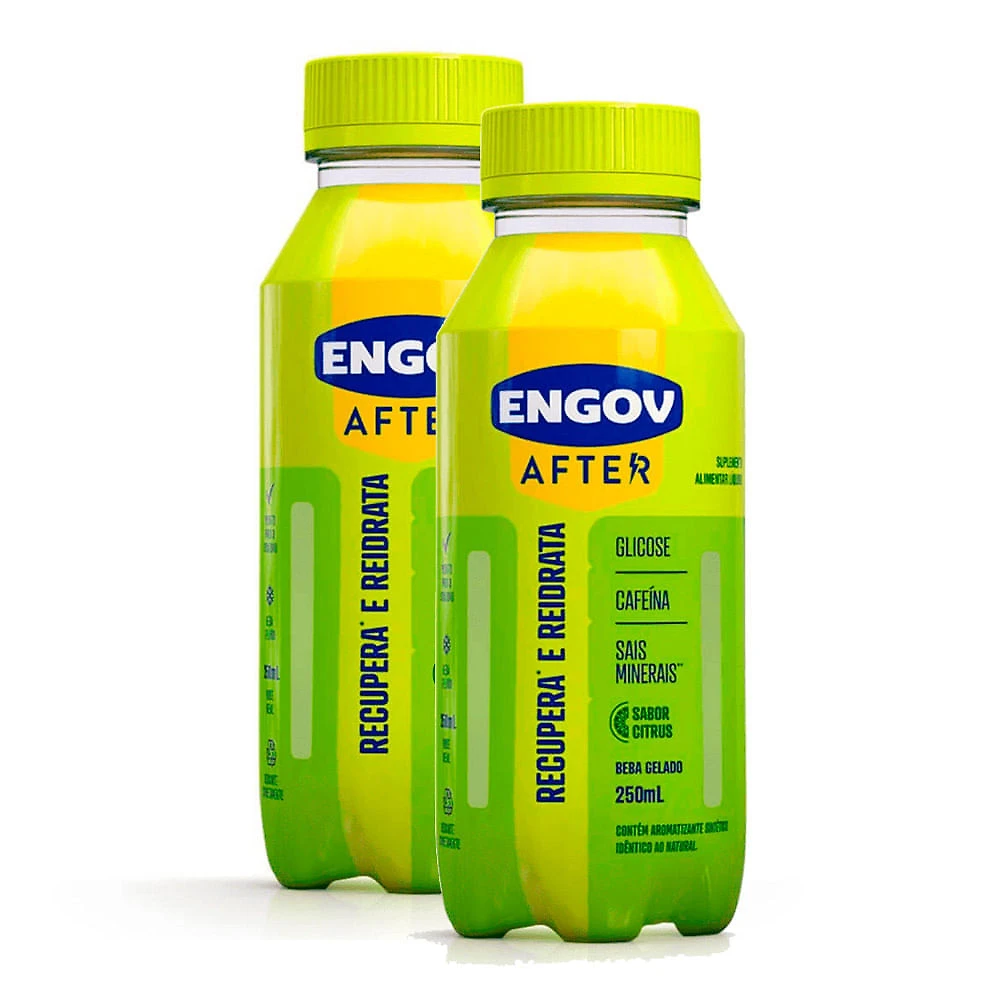 Bebida Engov After Citrus 250ml | Kit com duas unidades