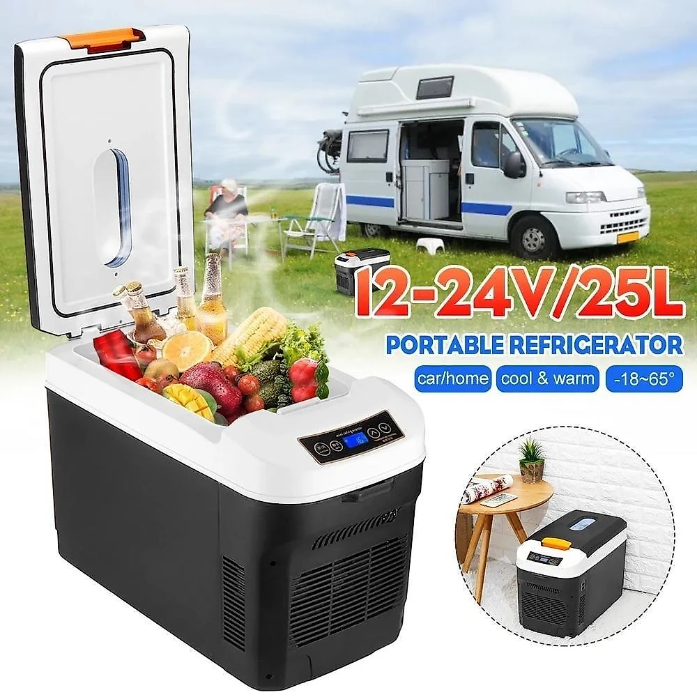Geladeira Portátil Yeet 25L 2 em 1 com Aquecimento Preto 220V