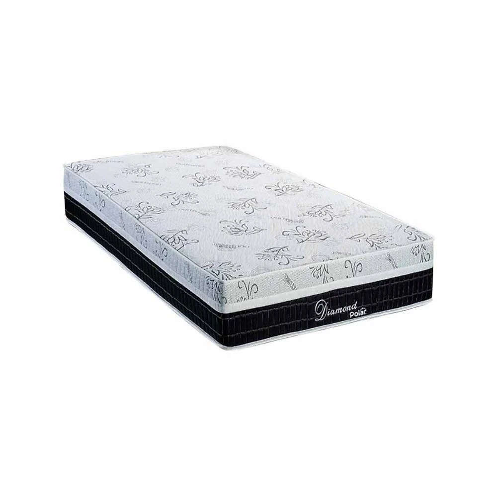 Colchão Solteiro Molas Ensacadas Masterpocket Diamond Fort Euro Pillow (88x188x28) - Polar