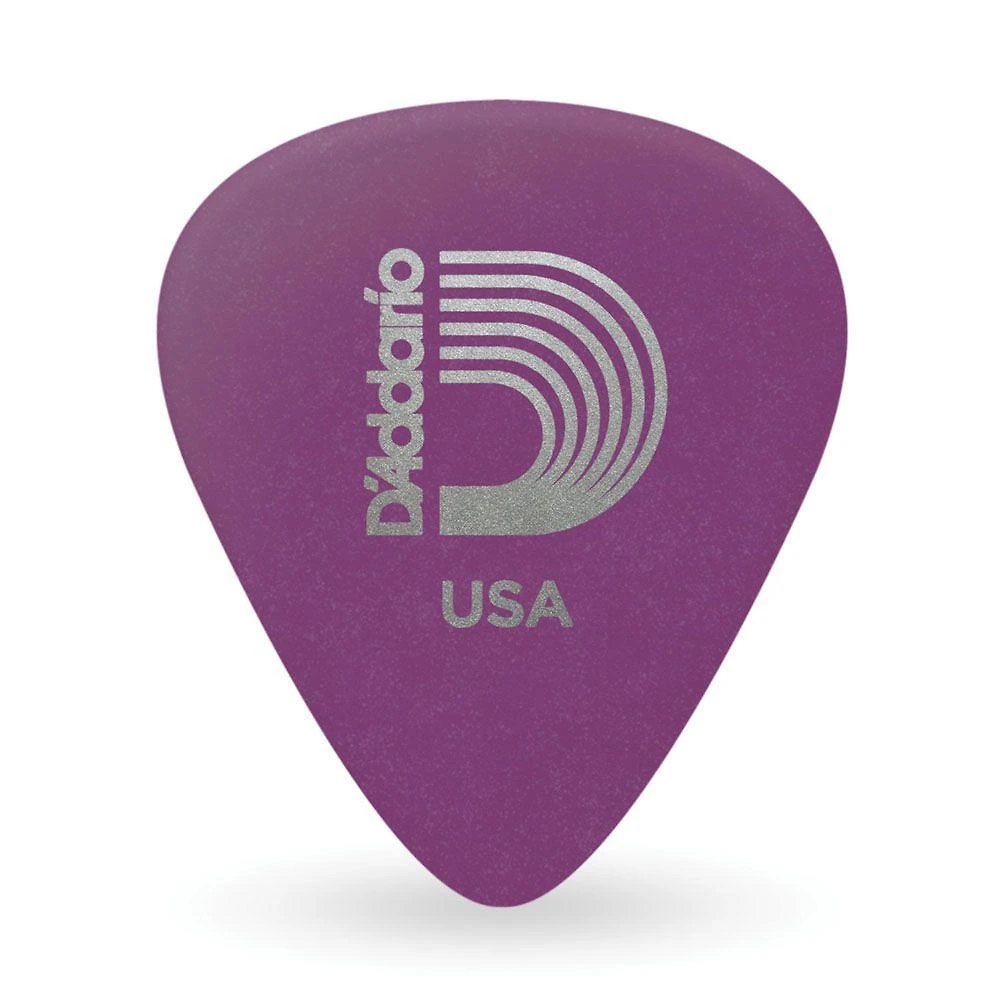 Kit 25 Palhetas D'Addario Duralin 1DPR6-25 Delrin 1.20mm Roxo