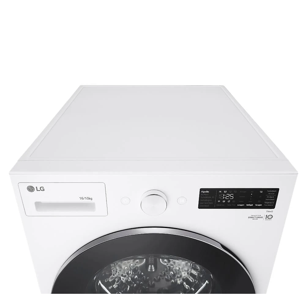 Lava e Seca Smart LG 16kg Branca com AIDD™ WD16WNTS6 220V