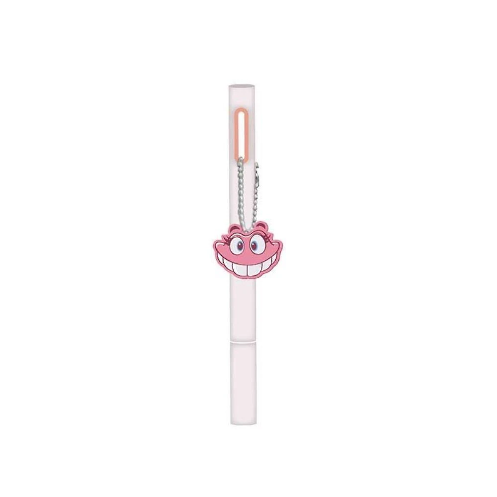 Caneta marca-texto Leonora com Chaveiro Fini, Ponta Chanfrada e Alta Pigmentação, Rosa