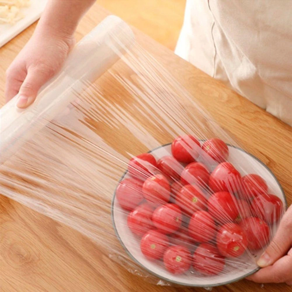 Filme PVC Plástico 28CM X 300M para Armazenamento com Espessura 9 Micras Transparente Higipack