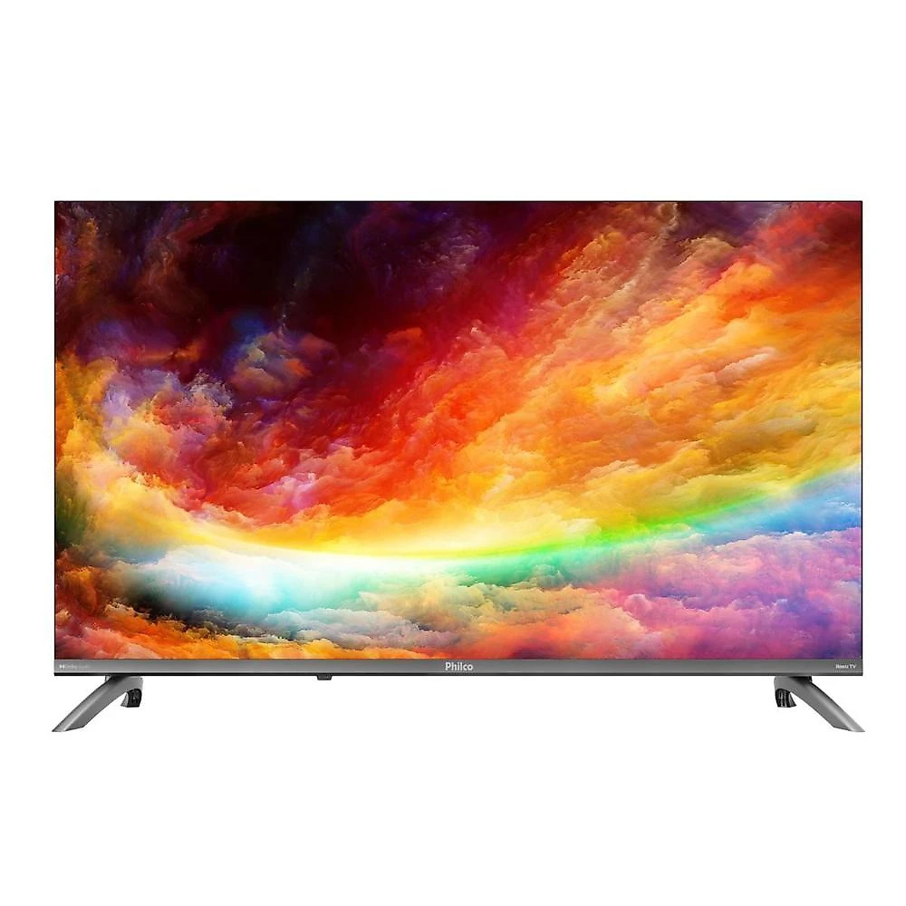 Smart tv 32" hd philco p32crb roku tv hdr10 dolby audio