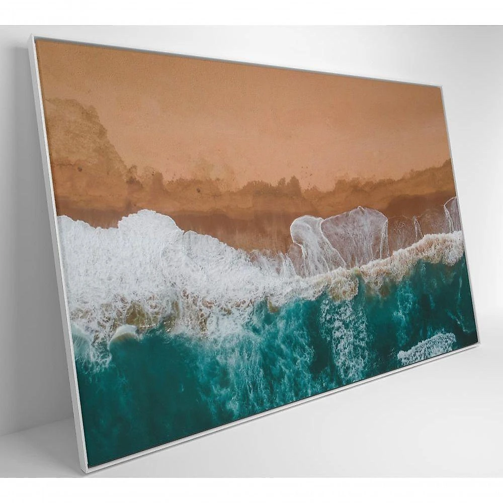 Quadro Praia 3 60x40 Cm Tecido Canvas