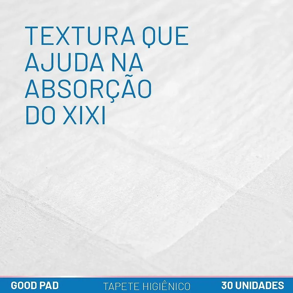 Tapete Higiênico Good Pad para Cães e Gatos 60cm X 60cm Pacote com 30 Unidades
