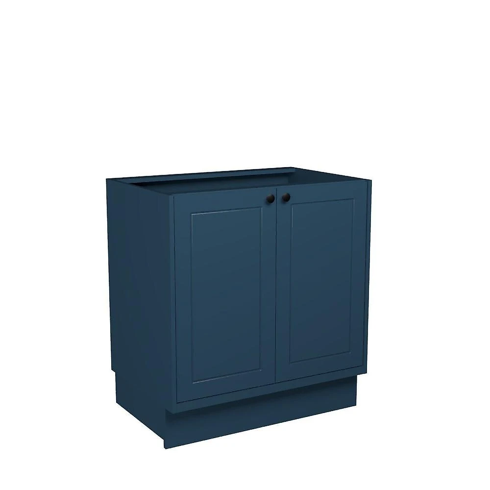 Cozinha Compacta Modulada 7 Portas 3 Gavetas 100% Mdf 2 Tampos Sevilha Azul Órion