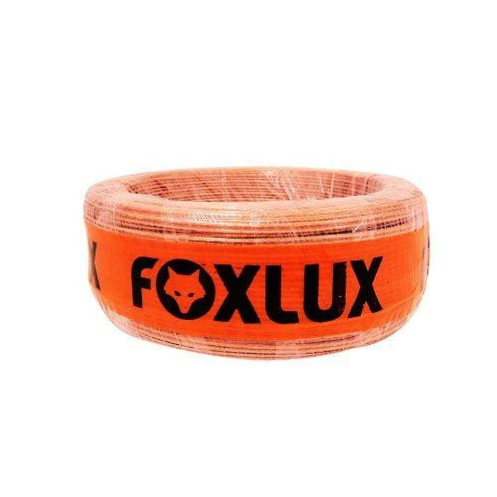 Fio para Áudio Foxlux Fio Bicolor 0,75MM (2X18 AWG) 100M para Sistemas de Som Ambiente e Automotivo