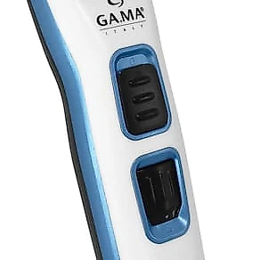 Máquina de Acabamento GA.MA Italy Sport GT557 Bivolt, à Prova D`Água e Carregamento USB – Branco e Azul