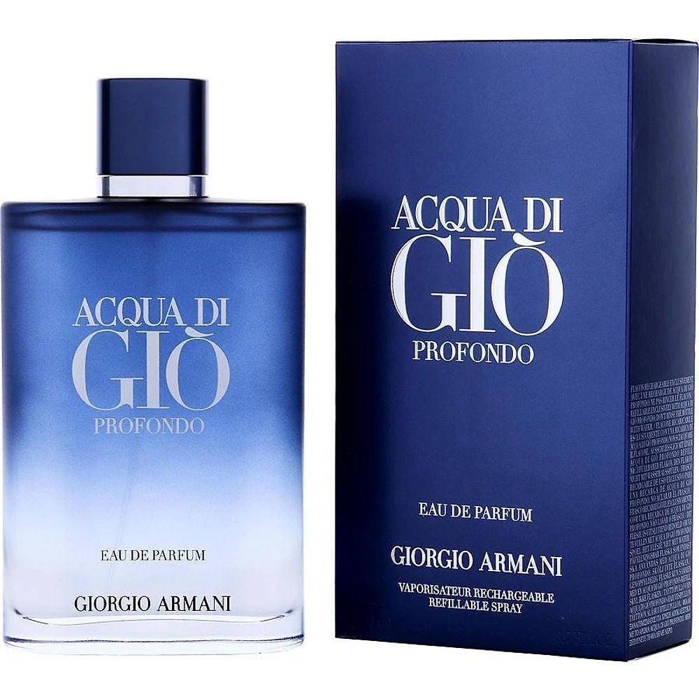 Perfume Masculino Giorgio Armani Acqua Di Gio Profondo Edp Spray Refilável 200 ml