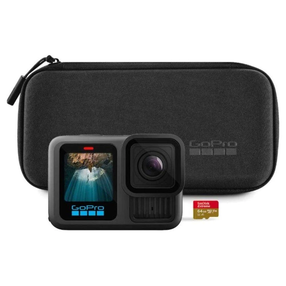Câmera de Ação Gopro HERO13 Black Special Bundle com Cartão e Bolsa