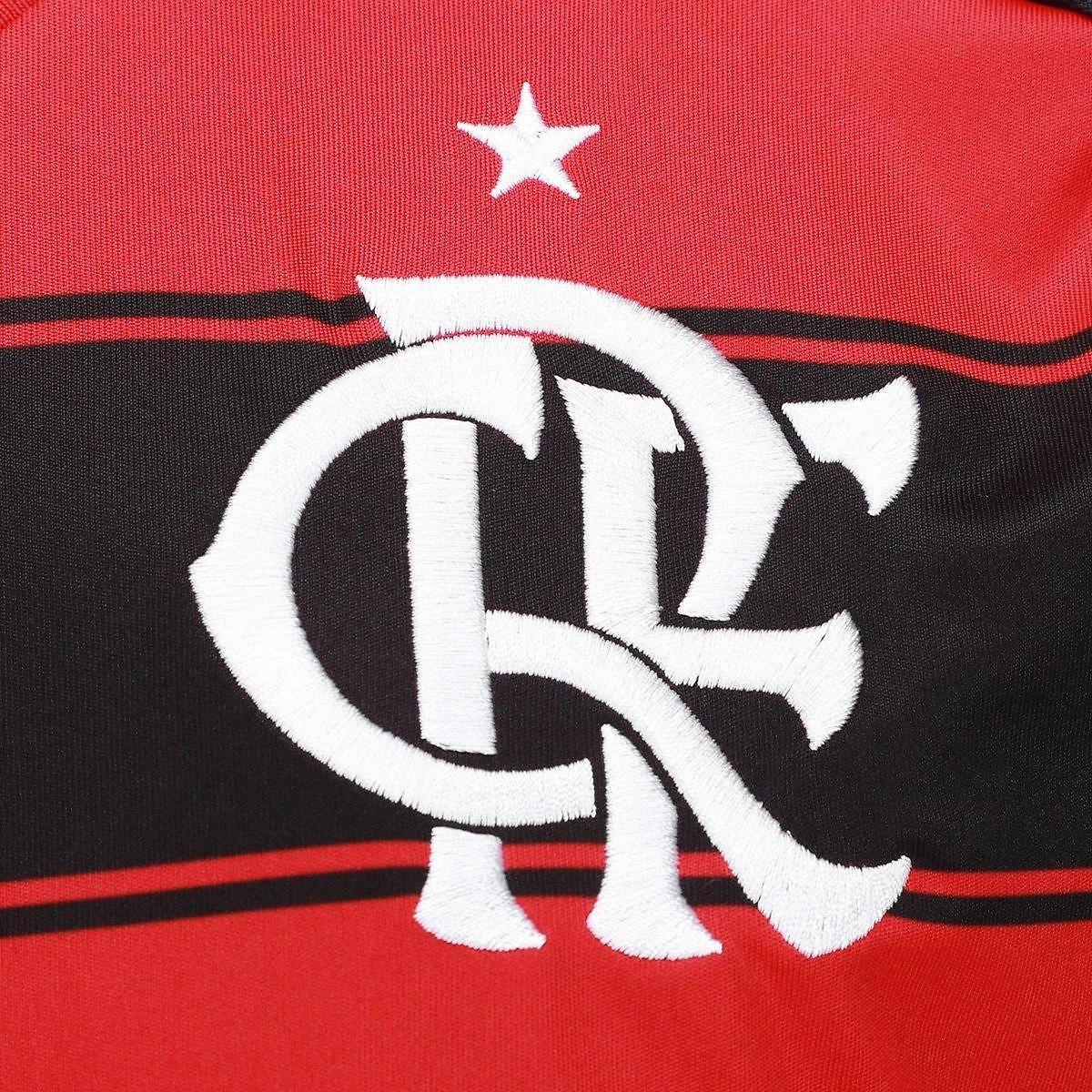 Miniatura Camisa Flamengo I 25/26 s/n Torcedor Adidas Masculina Preto - EGG