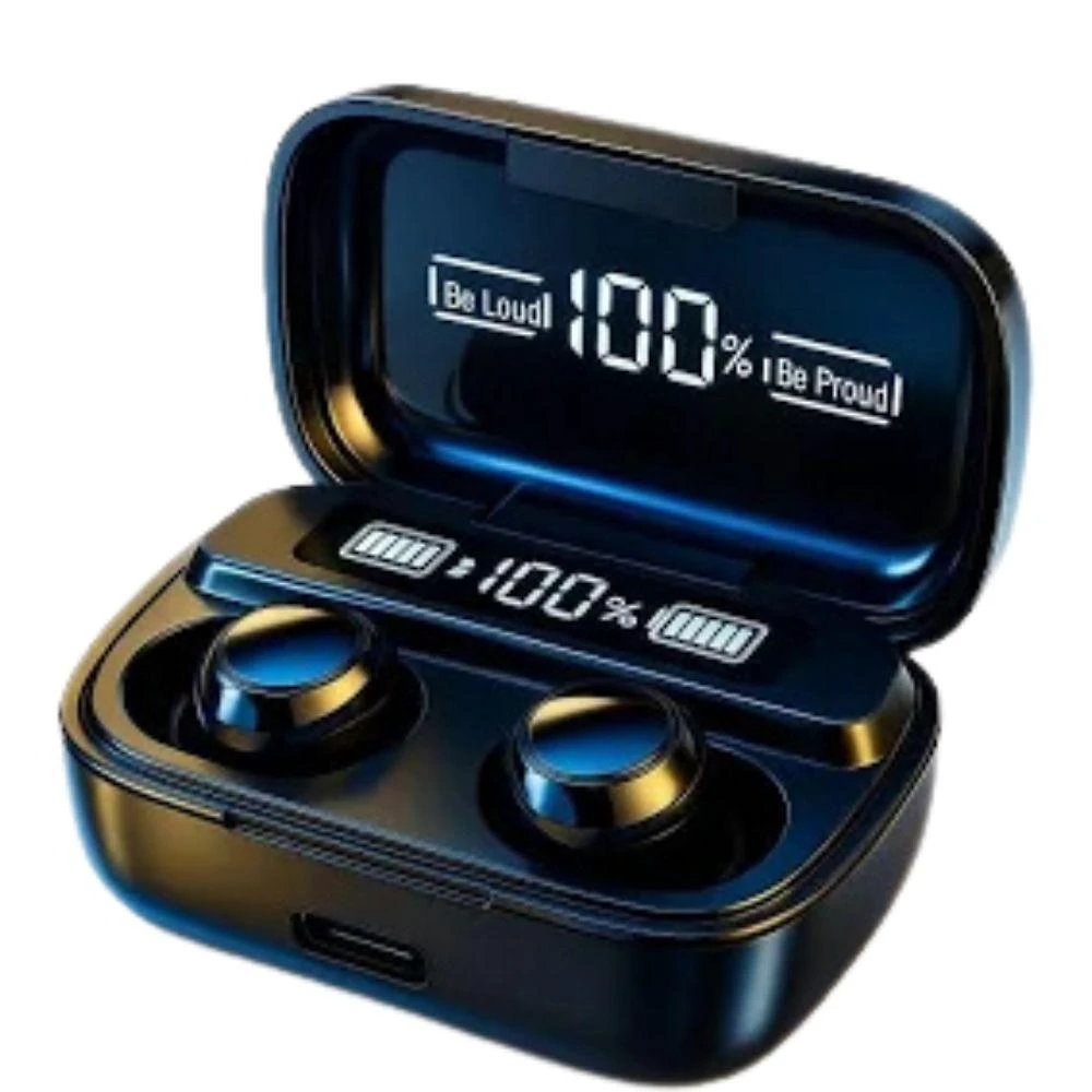 Fone de Ouvido Bluetooth MDM M10 com Power Bank para Celular e Jogos Som Imersivo