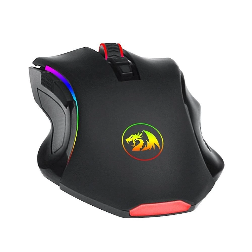 Miniatura Mouse Gamer Sem Fio Redragon Griffin, 8000 DPI, 8 Botões, Wireless, Preto - M602-KS