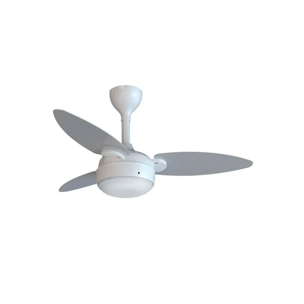 Ventilador De Teto Ventisol Elluz Inverter Controle Remoto Branco Com Cinza Bivolt