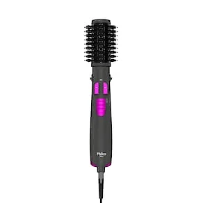 Escova Rotativa Philco PER02 1300W Íons Tourmaline Revestimento Cerâmico Bivolt Preta