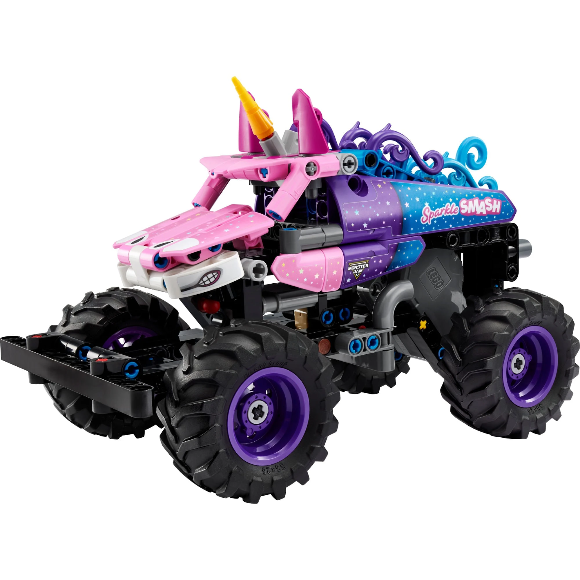 LEGO® Technic - Monster Jam™ Sparkle Smash™ com mecanismo de fricção