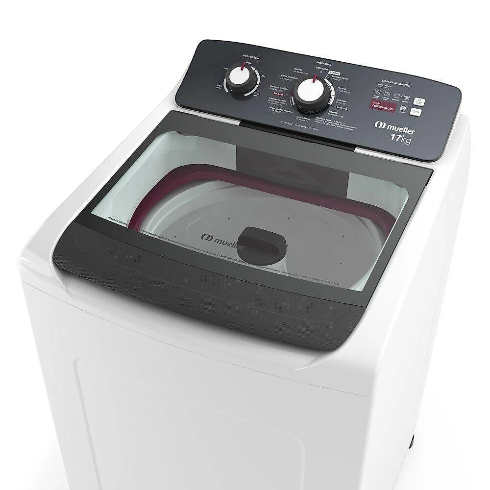 Máquina De Lavar Mueller 17kg, Com Ultracentrifugação Mla17 Branco 220V