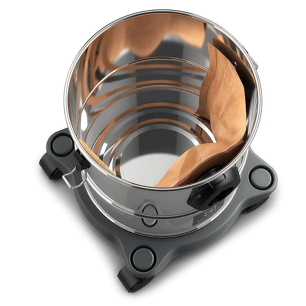 Aspirador de Água e Pó Electrolux com Função Sopro Dupla Filtragem - GT12I Inox - 110V