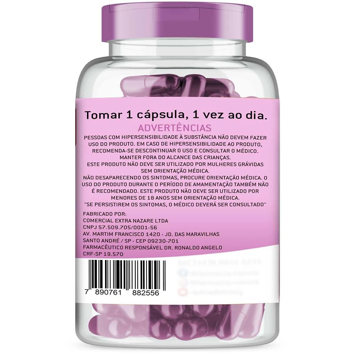 Miniatura Dimpless 40Mg Com 30 Cápsulas  Galena Suplemento
