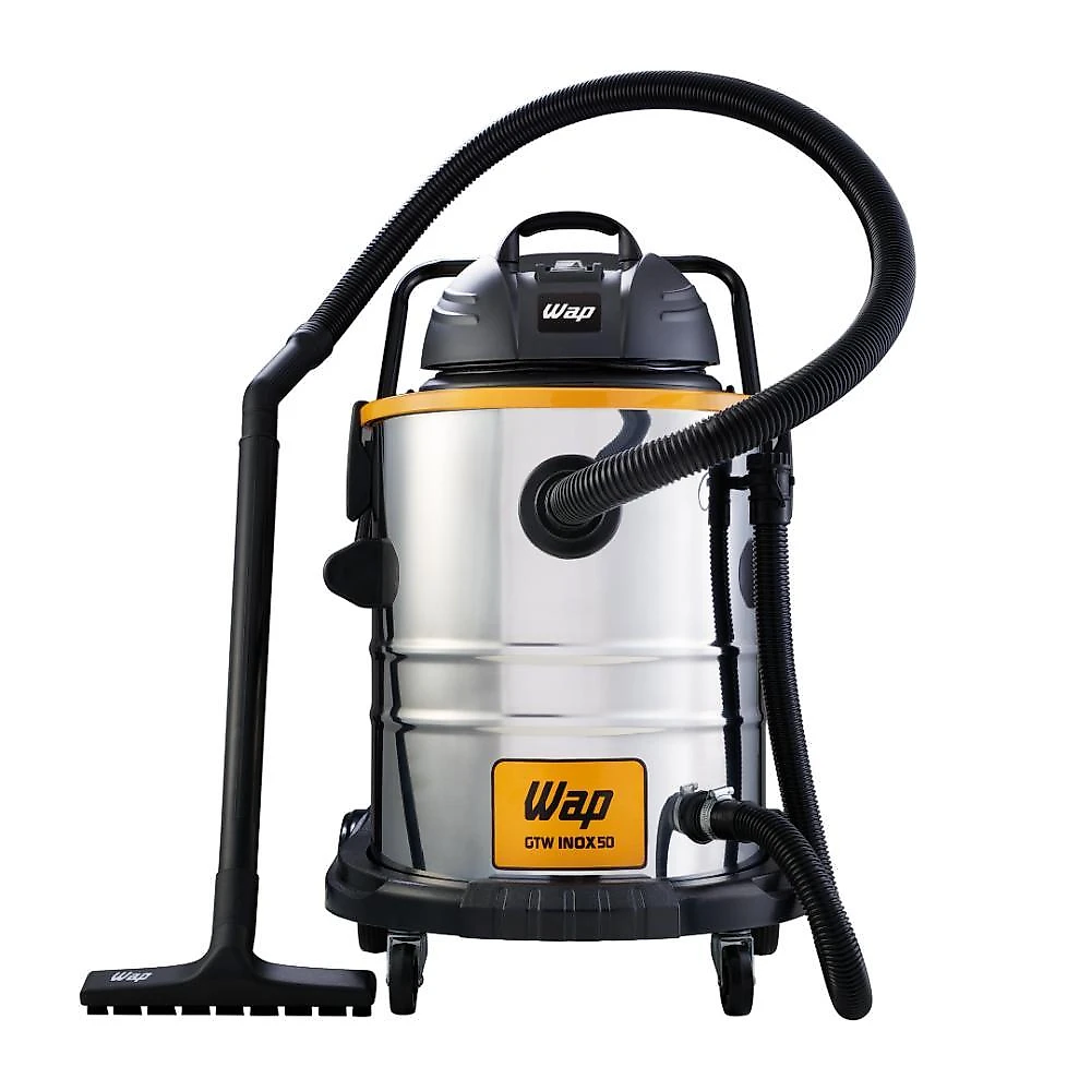 Aspirador de pó e Água wap gtw inox 50 profissional 1600w com filtro hepa 127v