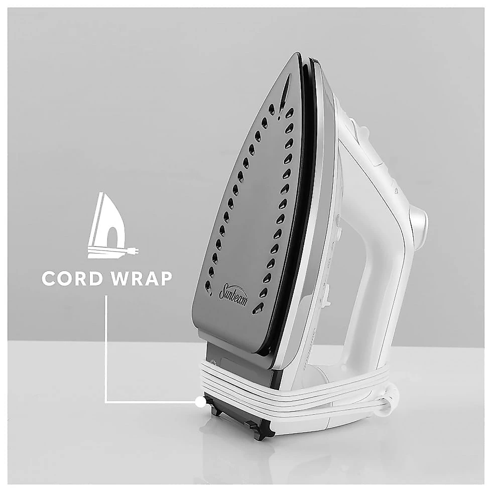 Ferro de Passar a Vapor Sunbeam GCSBCL 317 com Desligamento Automático, 1200W 110V, Branco