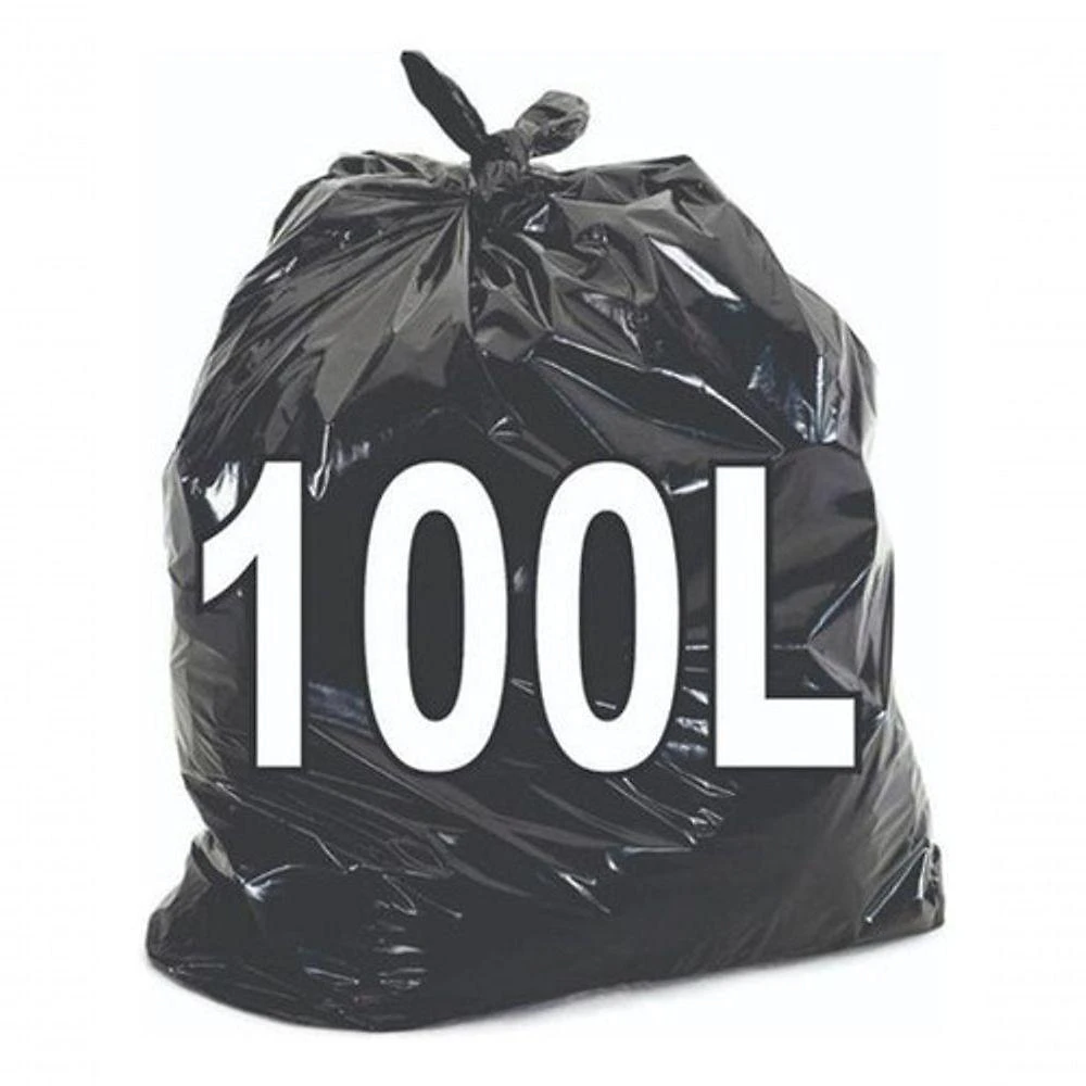 Saco de Lixo Kit 100 Litros Resistente para Descarte de Resíduos em Ambientes Diversos Higipack