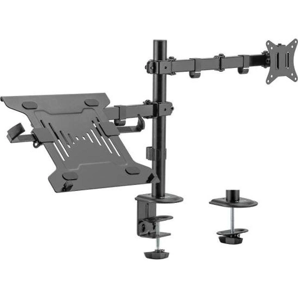 Suporte Articulado para Monitor e Notebook FK 485S para Telas 17" a 32" com Ajuste Ergonômico Preto