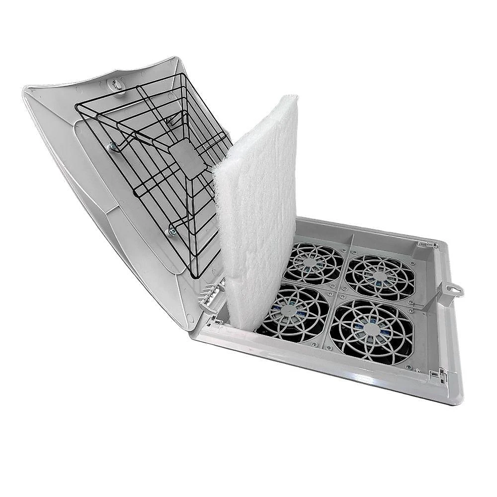 Exaustor Industrial Para Painel Elétrico - 72 W / 76 W / 220 V Monofásico. Ip54 - Giepe 35110