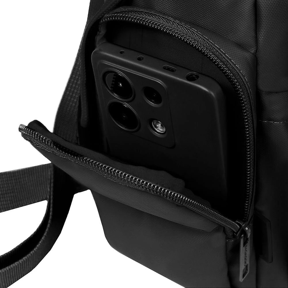 Bolsa Transversal Feminina Esportiva Cora Preta Preto - P