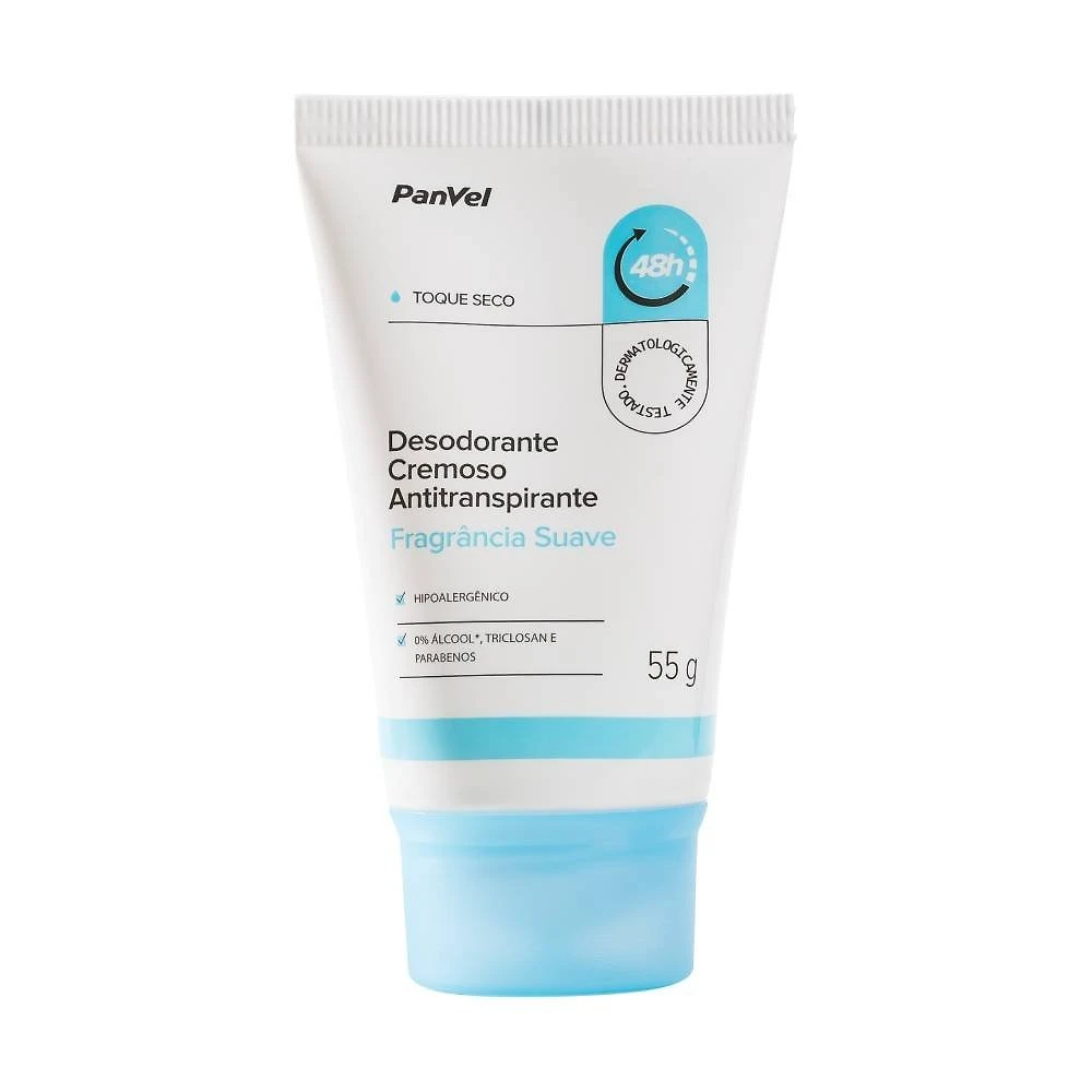 Desodorante Cremoso Fragrância Suave Panvel 55g
