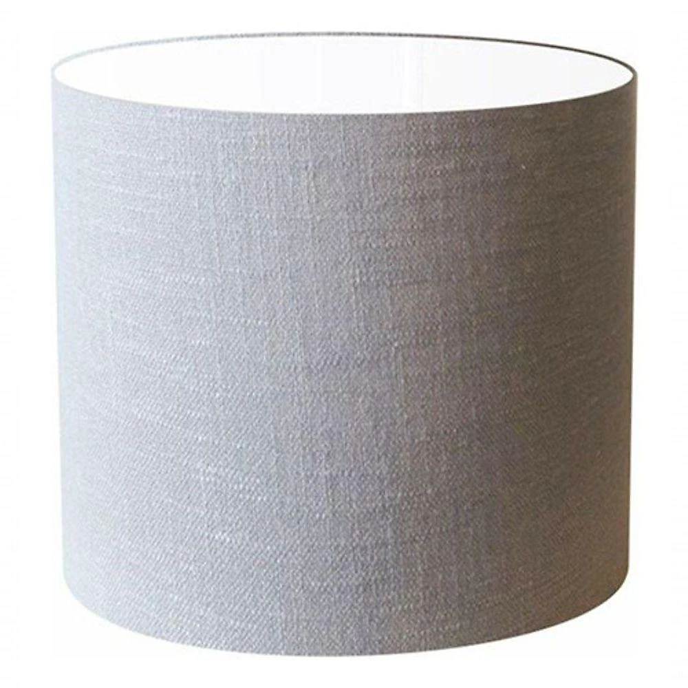 Cúpula Abajur Cilíndrica Cp-7008 ø20x25cm Rustico Cinza