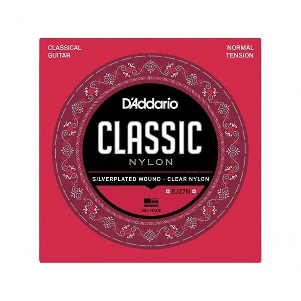 Encordoamento Violão Nylon Tensão Media Student Ej27n D Addario